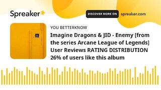 Imagine Dragons & JID - Enemy [from the series Arcane League of Legends] User Reviews RATING DISTRIB