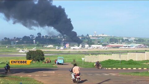 FIRE GUTS PRIVATE WAREHOUSE AT ENTEBBE INTERNATIONAL AIRPORT