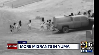 More migrants reach border towns in Mexico, entering Yuma