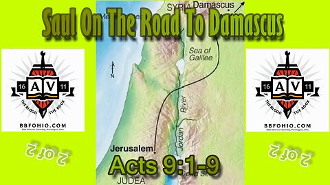 044 Saul On The Road To Damascus (Acts 9:1-9) 2 of 2