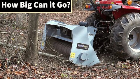 How to Clear Land with a Tractor Forestry Mulcher & Chainsaw