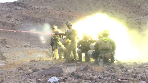 Marines Conduct a Live-Fire Attack - Steel Knight 22