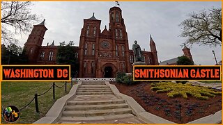 Washington DC Smithsonian Castle & Garden Van life Travel in a 2022 Ford Transit Connect XLT