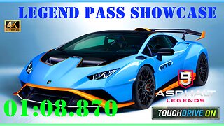 Asphalt 9 | Legend Pass Showcase | Lamborghini Huracan STO | 01:08:870 | Touchdrive 🏎
