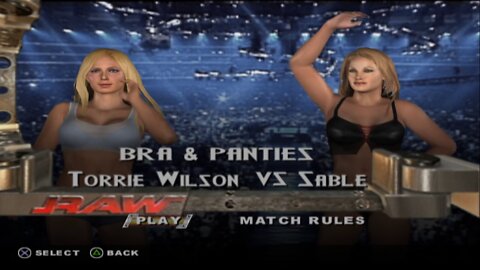 WWE SmackDown vs. Raw Torrie Wilson vs Sable