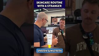Surprised a stranger with a custom skincare routine!
