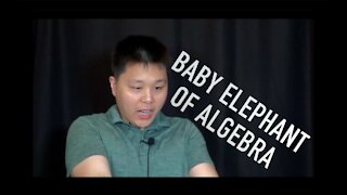 Caveman Chang ADDRESSES The Elephant of Algebra (VARIABLES)