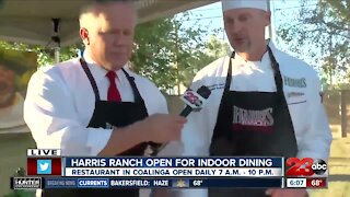 Harris Ranch open for indoor dining