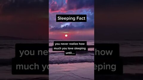 the fact about sleeping #sleep #sleeping #fact
