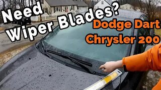 HOW TO Replace Windshield Wiper Blades on Chrysler 200 and Dodge Dart 2014-2016