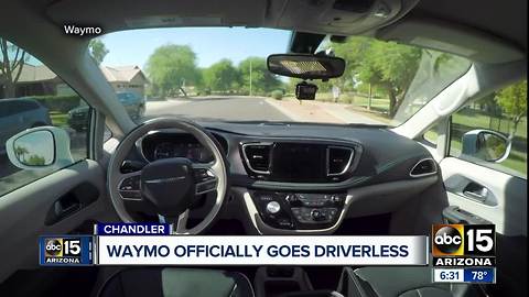Waymo officially goes driverless