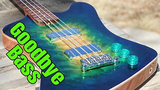 The Bass Guitar is Complete and going to its new home | Hayley Guitars Bass Guitar Overview