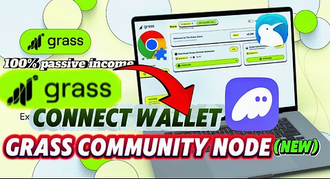 Grass New Extension Guide | How to Download and Link Your Wallet for the Grass Airdrop~Grass earning
