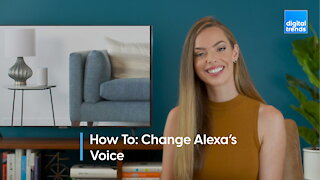 How to change Alexa's voice