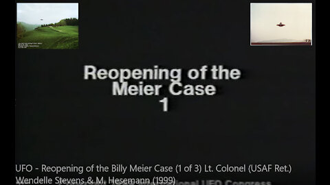 UFO - Reopening of the Billy Meier Case (1 of 3)