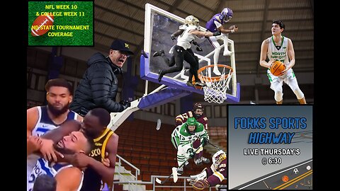 Forks Sports Highway - "Vikings Hottest Team; Draymond Chokes Gobert; Harbaugh Suspension