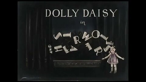 1929 Dolly Daisy in Hearts and Flowers musical - Play dough Theatres - colorized by AI Technology