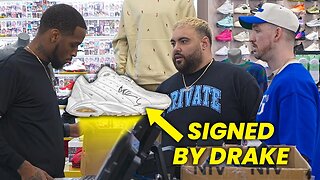 Returning Shoes SIGNED BY DRAKE To Sneaker Stores!