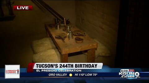 Tucson celebrates turning 244 with birthday fiesta at Presidio San Agustin Del Tucson Museum