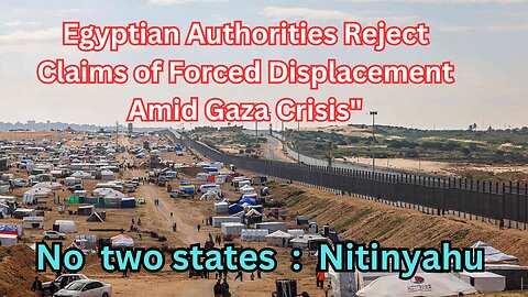 Nitinyahu rejects 2 state solution