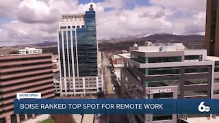 Boise ranked top spot for remote work