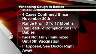 Whooping Cough outbreak in Ionia County