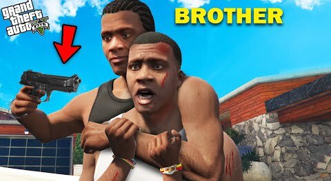 GTA 5 - Franklin Twin Brother Again Attack On Franklin Near Franklin's House