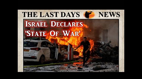 HERE We GO! Israel At A STATE of WAR!