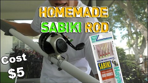 Homemade Sabiki Rod for Kayak Fishing w/ Live Bait Fish!
