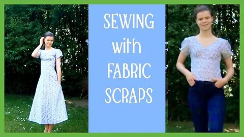 Using FABRIC SCRAPS to Sew a Cute Summer Top - Will I Have Enough?