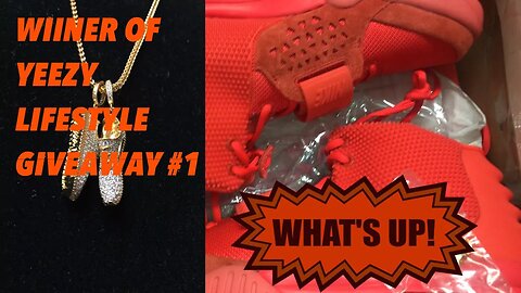 FREE YEEZY BOOST 350 "WINNER OF “BOOST YEEZY PENDANT! ANNOUNCED! | #Sgk23TvNetwork