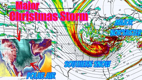 HUGE Christmas Storm Coming! Feet Of Snow! - The WeatherMan Plus