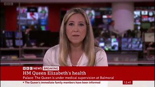 BBC One interrupts regular programming following a statement from Buckingham Palace