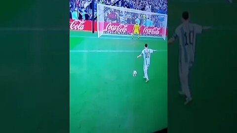 Penalty batido pelo Messi Argentina campeã do mundo #shorts