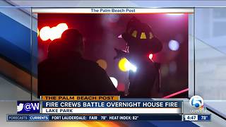 Fire damages Lake Park home