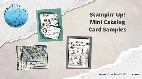 Stampin' Up! Mini Catalog Card Samples