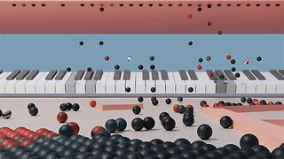 The Piano Printer V2 - Marble Physics Simulation (Beethoven | Für Elise)