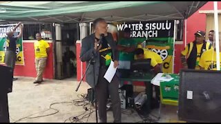 SOUTH AFRICAN - Cape Town - ANC launches Lentegeur Water Campaign (video) (43o)