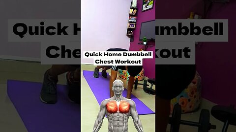 Best home chest workout 💪 #chestworkout #fitness #viral #shorts #010