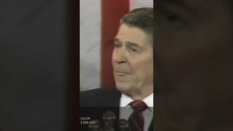 SDI, the Nuclear question… ☢️🫠 Ronald Reagan 1985 * #PITD #Shorts (Linked)