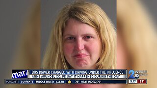 Bus driver charged with driving under the influence