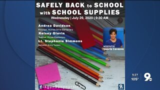 TOWN HALL: Safely back to school with school supplies