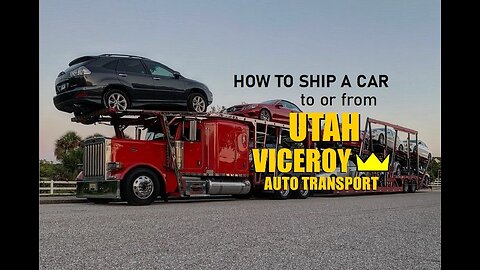 How to Ship a Car to or from Utah