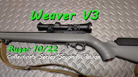 Weaver V3 Elevates the Ruger 10/22 Collector's Series 2nd Edition