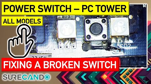Revive Your Computer Tower_ Fixing a Faulty Power Switch like a Pro!