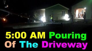 No. 744 – Time Lapse Driveway Concrete Pour