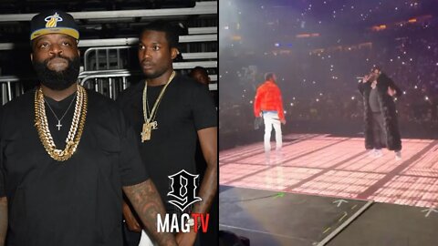 Rick Ross Squash Beef & Performs Wit Meek Mill During Philly Concert! 🎤