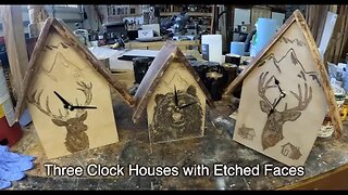 Clock Houses with animal faces - Part 2