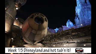 Week 15 - Disney Land and Hot Tub'n it!