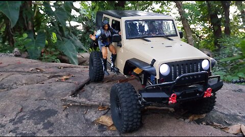 RC - SCX10ii Jeep Maiden Voyage